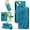 Blue, variant on Allytechgroup Wallet Phone Case for iPhone 16e with Credit Card Slot, PU Leather Flip Case with Lanyard for Women Girls Military Grade Drop Protection for iPhone 16e, Purple