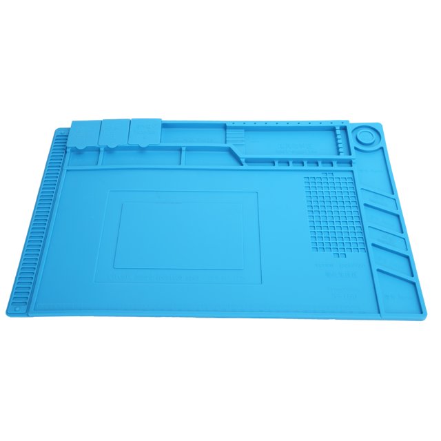 Silicone Repair Mat,Repair Mat Magnetic Slot Heat Resistant Repair Pad Magnetic Repair Mat Enhanced Durability