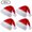 Type A 4Pcs, variant on Zaldita Adults Christmas Hat Santa Hat Holiday Velvet Comfort Extra Thicken Fur Xmas Hat for New Year Type A 1Pc One Size