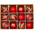 thumbnail image 1 of Bola de Decoración de Árbol de Navidad Juego de Bolas de Navidad 6cm12 Piezas Bola de Plástico para Enchapado de Navidad Navidad, 1 of 5