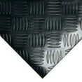 thumbnail image 2 of Rubber-Cal "Diamond-Grip" Resilient Flooring Mat - 2mm x 4ft x 40ft PVC Flooring Rolls - Dark Gray, 2 of 6