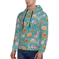 thumbnail image 2 of Hoodies for Men - Starfish Seahorse Scallops Long Sleeve Comfrt Men'S Fashion Hoodies & Sweatshirts, Sweatshirts for Men Hoodies Pullover Clothing Clothes with Pouch, 2 of 7