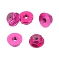 thumbnail image 1 of 5 Pcs Tuercas de brida M2 de aleación de aluminio, anillo de goma plástica para automóvil y motocicleta, 1 of 1