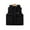 Black, variant on LYMAYTER Kids Boys Girls Cotton Vest Toddler Sleeveless Hooded Tank Baby Fall Winter Warm Vest Tops for 3-8 Years