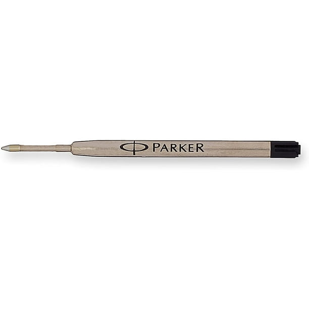 Parker recharges pour stylo bille, pointe moyenne, encre noire QUINKflow