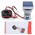 thumbnail image 4 of Peahefy Current Signal Indicator,Current Signal Indicator Universal 2‑Display Square Lamp Light 60~500V AC AD16‑22FVA,Current Meter Indicator Lamp, 4 of 8