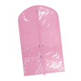 thumbnail image 2 of Funda protectora transparente de PVC para uniformes de baile y vestidos de animadoras, con 3 bolsillos con cremallera. Rosa, 2 of 8