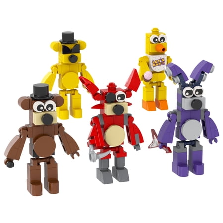 MOOXI Five Nights Bear Building Blocks Toys,FNAF Classic Horror Game Building Set,Halloween Birthday Gifts for Boys and Girls(210pcs)