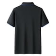 thumbnail image 3 of Aursykel Business Shirts for Men Casual Collared Shirt Comfortable Work Tops with 3 Buttons Short Sleeve Tees, 3 of 4