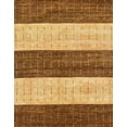 thumbnail image 1 of Ahgly Company Machine Washable Indoor Rectangle Abstract Beer Orange Area Rugs, 2' x 5', 1 of 7