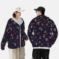thumbnail image 4 of Fotbe Mushrooms3 Chaqueta con Protección Solar UPF 50+ para Hombre y Mujer, Camisa con Capucha y Bolsillos-3X-Large, 4 of 7