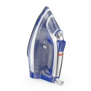 BLACK+DECKER One Step Steam Iron for Clothes, 1200W, EvenSteam Stainless Steel Soleplate, Smart Steam Control, Auto Clean, Auto Shut-off, Blue