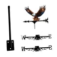 thumbnail image 4 of Kuntesetty Eagle Weathervane Easy to Assemble Rotating Weather Vane Metal Art Ornament Wind B, 4 of 8