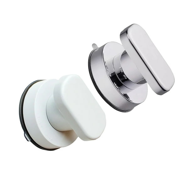 FESTFENDS 2Pcs Bathroom Handrail Grab Bar for Elderly Care Modern Design Silver