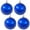 Candy Blue, variant on Christmas By Krebs 4" (100mm) Candy Blue [4 Pieces] Solid Commercial Grade Indoor and Outdoor Shatterproof Plastic, UV and Water Resistant Ball Ornament Decorations