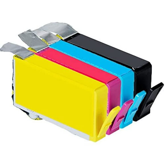 1 Set of 4 Inkfirst® Remanufactured Ink Cartridges Replacement for HP 902 902XL OfficeJet 6954 6962 6968 6978 NEW VERSION