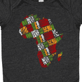 thumbnail image 4 of Inktastic Black History Month Africa in Handmade Textile Fabric Boys or Girls Baby Bodysuit, 4 of 5