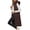 Brown, variant on Winter Hooded Vest Long Sleeveless Gilet With Zip Front Lined Warm Outerwear Coat