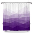 thumbnail image 6 of Tchckioa 72x84 Inch Gradient Purple Shower Curtain,Waterproof Hooks Bath Curtain Decor for Bathroom, 6 of 6