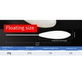 thumbnail image 4 of GARENDE Bombarda Fishing Float Acrylic Portable Coarse Fishing Fishing Accessory 20g, 4 of 9