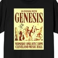 thumbnail image 2 of Genesis Belkin Productions Concert Poster Crew Neck Short Sleeve Men's Black T-shirt-XS, 2 of 7
