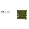 thumbnail image 1 of Escultura de pared,Escultura decorativa de pared con flores de metal estilo bohemio,Reloj de pared,Reloj de pared decorativo para baño y dormitorio.,Reloj de pared cuadrado silencioso y sin, 1 of 8