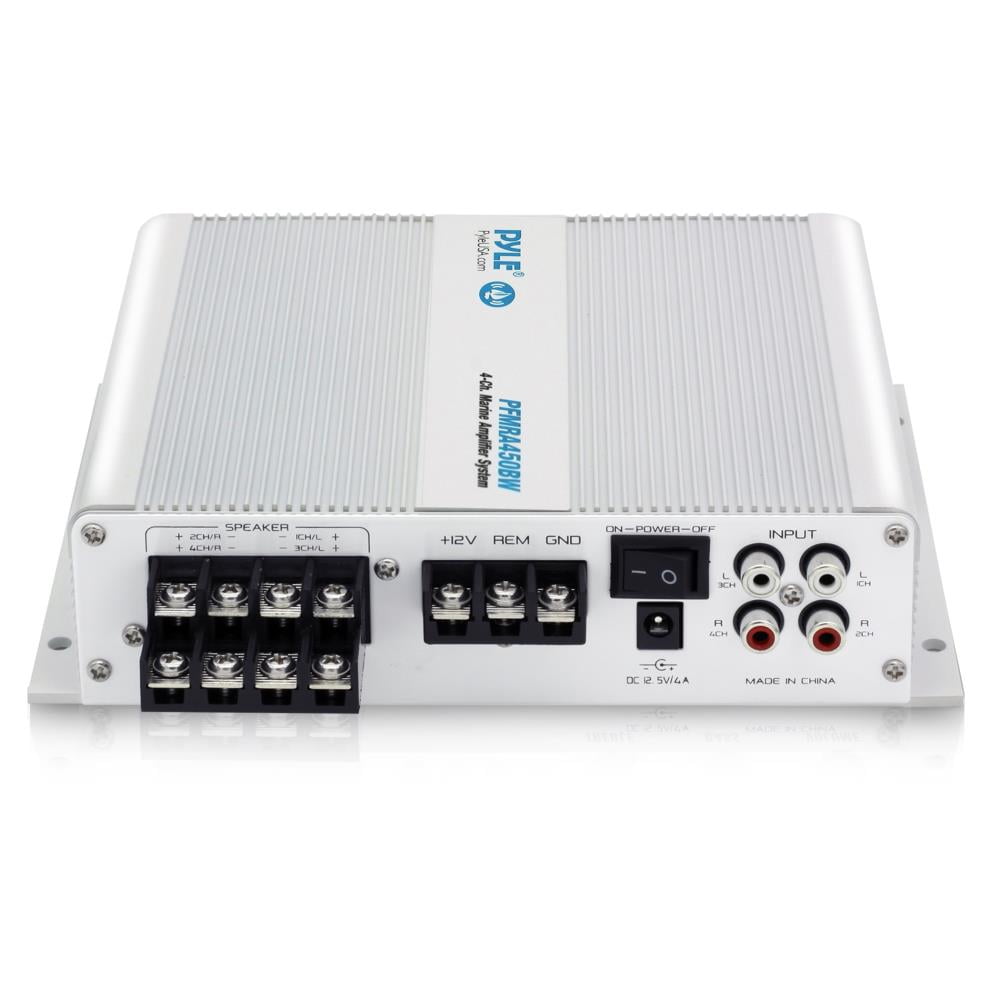 Stereo Receivers 4Ch Bluetooth Marine Amplifier with MP3/USB/SD