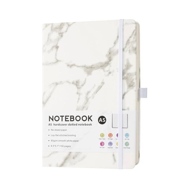 Back to School Essentials Lined Journal Notebook For Women & Men 192 Pages College Ruled Notebook For Writing Note Taking Work 100 GSM Thick Paper Hardcover Journal Medium 5.83" X 8.83"