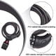 thumbnail image 2 of Cable de bloqueo de bicicleta, código de combinación reiniciable autoenrollable de 5 dígitos de alta resistencia, candado de Cable de seguridad de acero Flexible de cadena de bicicleta, 2 of 5