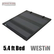 Westin 19-40285 Hard Tri Fold Tonneau Cover for 2022-2025 Toyota Tundra 5.4' Bed