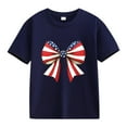thumbnail image 4 of Taqqpue Kid 4th of July T-Shirts Boys Girls American Flag Shirt Patriotic Top Short Sleeve Crew Neck Tees for Girls Boys 2-13 Years, 4 of 4
