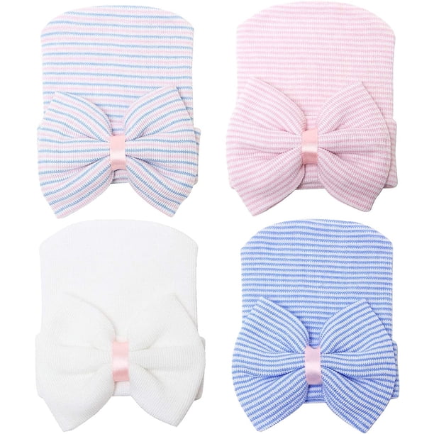 Gorros Sinhoon para recién nacidos, gorros de hospital, lazos y diademas para niñas, gorros infantiles