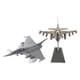 thumbnail image 1 of 2Pcs 1/72 Rafale Fighter + JF-16I Home Adornos Regalos, 1 of 9