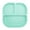 A, variant on Toddler Plates with Dividers Suction Base Silicone Baby Plates Non Divided Kids Plates for Self Feeding Microwave Dishwasher Safe Portable for High Chair Tray Home Travel 7.36x7.09 Inches