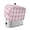 Pink, variant on Pink White Buffalo Check Toaster Cover 4 Slice, Farmhouse Plaid Modern Geometric Dustproof Bakeware Oven Protector with Top Hook, Waterproof Small Kitchen Appliance Toasters Dust Cover, 12"x11"x8"