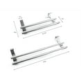 thumbnail image 6 of Over The Door Adjustable 10"-15.7" Dish Towel Bar Rack Hanger Holder Stainless Steel with 22 Lbs Maximum Load - Effortless Installation on Any Bathroom and Kitchen, 6 of 6
