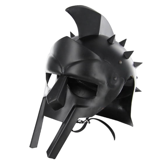 Armory Replicas Maximus Roman Gladiator Helme Handcrafted 18 Gauge Steel Helmet for Reenactment Cosplay & Display