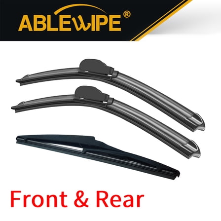 ABLEWIPE 26 16 10A Front and Rear Wiper Blades Fit For TOYOTA RAV4 2013-2022, Set of 3, Y20I4S4G