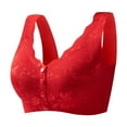 thumbnail image 4 of Siilsaa Push Up Bras for Women Women's Signature Lace Unlined Underwire Bra Red,XXXXL, 4 of 4