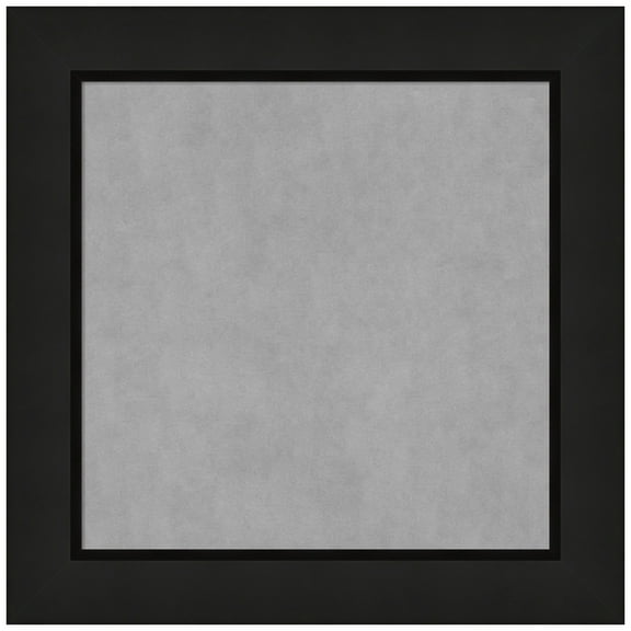 Amanti Art Midnight Black Narrow Framed Magnetic Board 15 x 15 in.