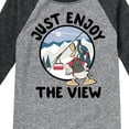 thumbnail image 3 of Disney - Just Enjoy The View - Toddler & Youth Raglan Graphic T-Shirt, 3 of 4