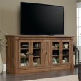 thumbnail image 2 of Pemberly Row Wooden Entertainment Credenza, TV Stand with 4 Door Storage, For TVs up to 70", in Vintage Oak, 2 of 24