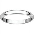 thumbnail image 3 of FB Jewels 14k White Gold 2.5mm Half Round Wedding Ring Band Size 5.5, 3 of 3