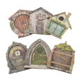 thumbnail image 4 of Haimni Durable Wooden Fairy Doors Pack Of 6 For Garden Gnome Yard Art Sculpture Home Decor Childhood Tale World Statement Piece, 4 of 9