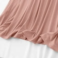 thumbnail image 5 of Wdfiry Women 3/4 Sleeve Built-in Bra Padded Mid-Calf Nightdress Sleepwear Pajamas Casual Comfy Soft Modal Sleep Shirt Night Shirt Dress Solid Nightgown, 5 of 9
