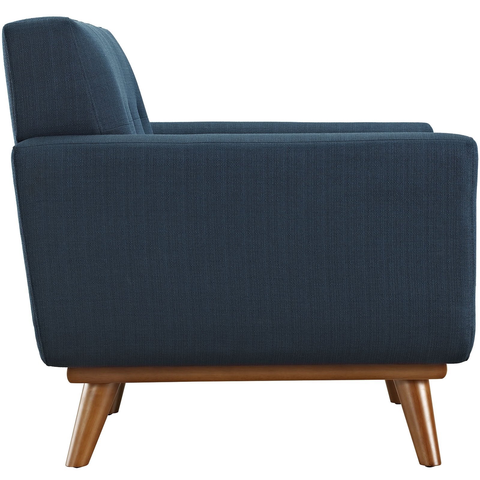 Modway Engage Modern Upholstered Fabric Armchair in Azure Blue