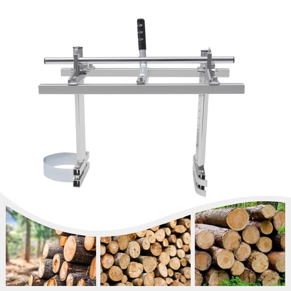 ToppiJoy 25"  Aluminum Alloy Portable Chainsaw Mill 14" to 24" Guide Bar Planking Lumber