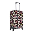 thumbnail image 3 of Uemuo Rainbow Flowers Printed Washable Luggage Cover - Fashion Suitcase Protector Fits 18-32 Inch Luggage -Medium, 3 of 9