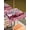 Pink Crimson LightPink, variant on Outdoor Tablecloth with Umbrella Hole and Zipper, Valentine's Day Square Table Cloth 60x60 Inch Waterproof Tablecloth, Love Tree Branch Truck Roses Romantic Picnic Table Cover for Patio Camping