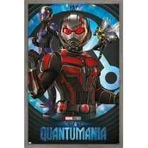Marvel Ant-Man And The Wasp: Quantumania - High Render Trio Wall Poster, 14.725" x 22.375" Framed